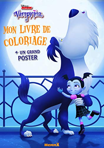 9782508043376: Disney Vampirina - Mon livre de coloriages + un grand poster