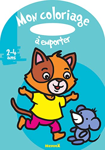 Stock image for Mon coloriage à emporter (2-4 ans) (Chat et souris) [FRENCH LANGUAGE - No Binding ] for sale by booksXpress