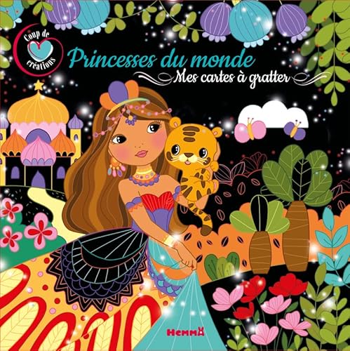 Stock image for Coup de coeur créations - Princesses du monde - Mes cartes à gratter [FRENCH LANGUAGE - Soft Cover ] for sale by booksXpress
