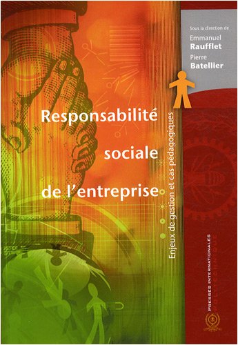 9782553014253: Responsabilit sociale de l'entreprise: Enjeux de gestion et cas pdagogiques