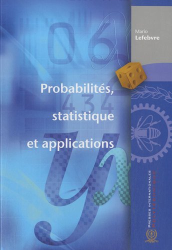 Beispielbild fr Probabilits, statistique et applications zum Verkauf von Ammareal