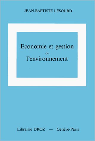 Economie et Gestion de l'Environnement.