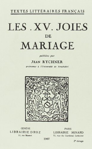 Stock image for Les Quinze joies de mariage (Tlf) (French Edition) for sale by Gallix