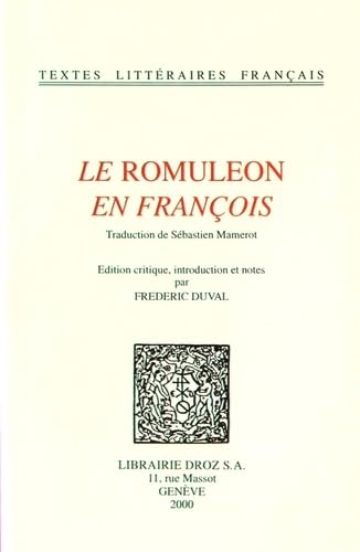 9782600004176: Le Romuleon en Franois