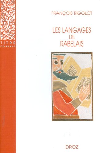 9782600005067: Les Langages De Rabelais