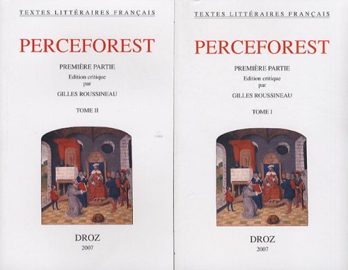 9782600011334: Perceforest: Premire partie, 2 volumes: 592 (Textes Litteraires Francais)