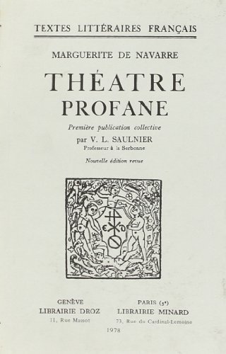 Beispielbild fr THEATRE PROFANE zum Verkauf von Gallix