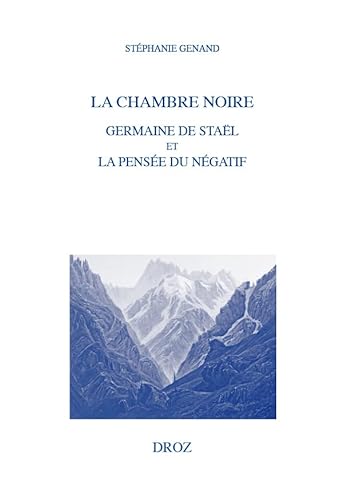 Beispielbild fr La Chambre Noire : Germaine De Stal Et La Pense Du Ngatif zum Verkauf von RECYCLIVRE