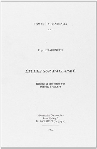 Stock image for ETUDES SUR MALLARME (ROMANICA GANDENSIA) for sale by Gallix
