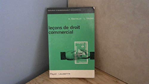 Beispielbild fr leons de droit commercial zum Verkauf von medimops