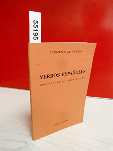 Stock image for Verbos Espanoles for sale by Better World Books: West