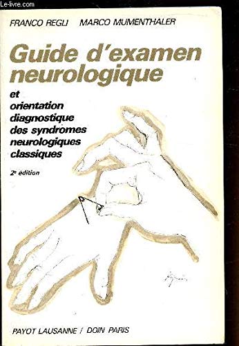 Stock image for Guide d'examen neurologique for sale by Ammareal