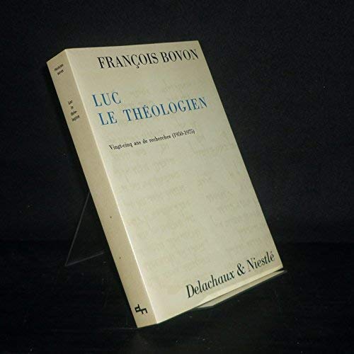 Beispielbild fr Luc le Theologien Vingt-Cinq Ans de Recherches (1950-1975) zum Verkauf von Windows Booksellers