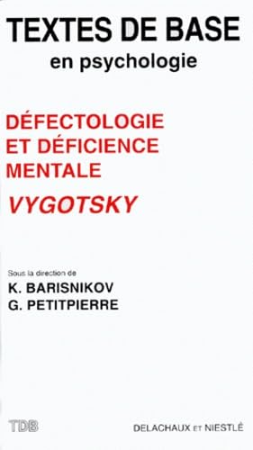 Imagen de archivo de Dfectologie et dficience mentale a la venta por medimops