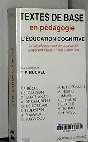 Stock image for L'EDUCATION COGNITIVE for sale by Ammareal