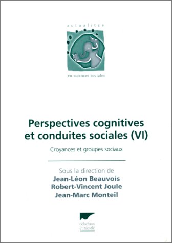 9782603010914: Perspectives cognitives et conduites sociales, VI : croyances et groupes sociaux