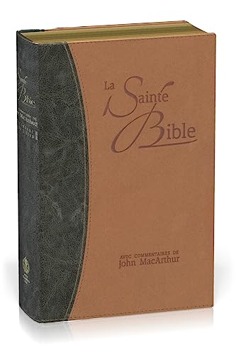 Imagen de archivo de Bible NEG MacArthur : souple similicuir duo bleu et brun, tranches or a la venta por GF Books, Inc.