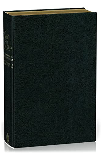 Imagen de archivo de Bible NEG MacArthur : souple cuir noir, tranches or, onglets dcoups, avec botier a la venta por GF Books, Inc.