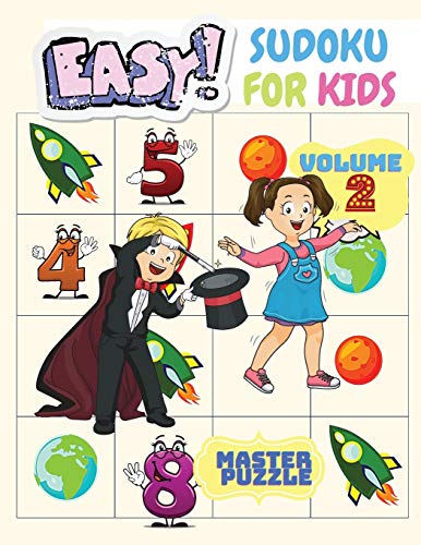 Beispielbild fr Easy Sudoku for Kids - The Super Sudoku Puzzle Book Volume 2 zum Verkauf von Buchpark