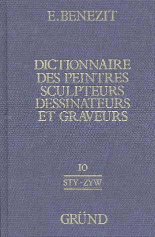 9782700001587: Dictionnaire des peintres, sculpteur, dessinateurs et graveurs, tome 10