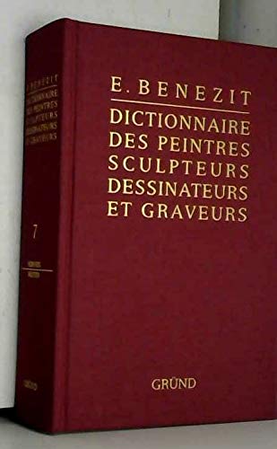 9782700030471: DICTIONNAIRE DES PEINTRES, SCULPTEURS, DESSINATEURS ET GRAVEURS. Tome 7