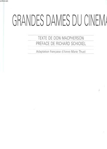 Stock image for Grandes dames du cinema for sale by medimops