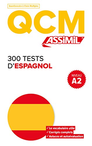 Stock image for 300 Tests D'espagnol (Qcm) for sale by Kennys Bookshop and Art Galleries Ltd.