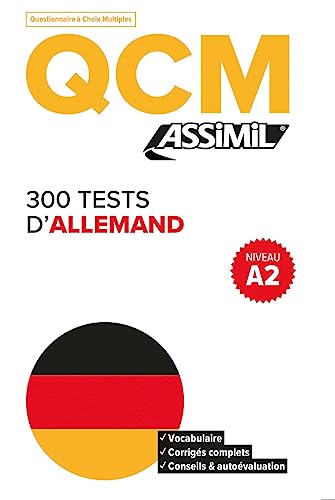 Stock image for Qcm 300 Tests D'allemand, Niveau A2 -Language: french for sale by GreatBookPrices