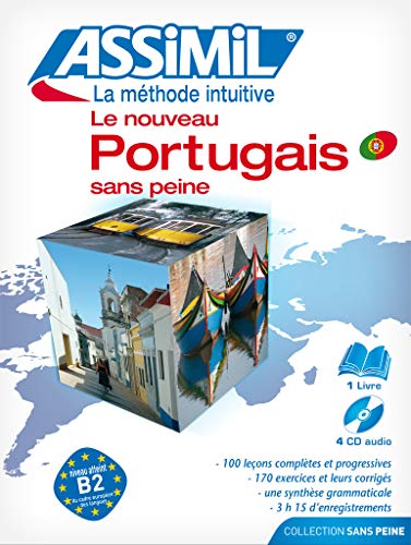 Imagen de archivo de Le Nouveau Portugais sans Peine -- Livre + CD Audio (x4) a la venta por LeLivreVert