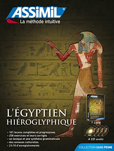 Pack CD Egyptien Hieroglyphique (livre + 4 CD audio) (French Edition) (9782700517804) by Assimil