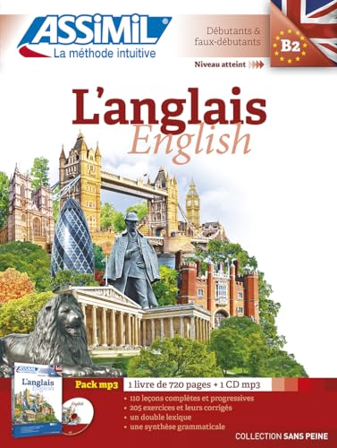 Stock image for Assimil L'Anglais Pack (book plus cd MP3 (English for French Speakers) (SANS PEINE) (French Edition) for sale by Front Cover Books