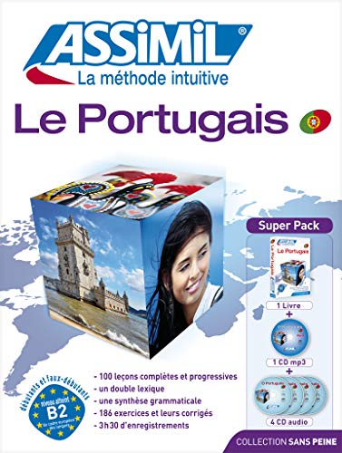 Assimil Superpack Portugais - learn Portuguese for French speakers (book plus 4 CD plus 1 CD MP3) (Portuguese Edition) (French Edition) (9782700580365) by Assimil Language Courses