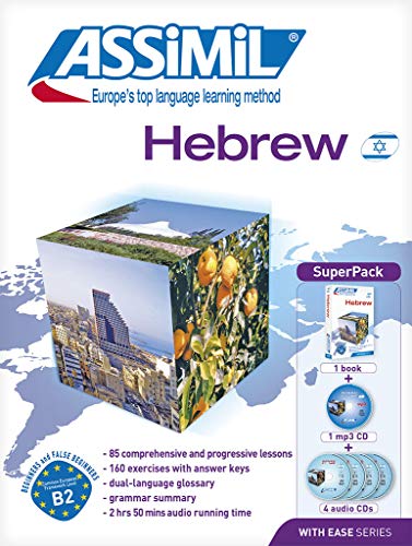 9782700580600: ASSIMIL Method - Hebrew with Ease - Superpack (1 book + 4 audio CDs + 1 Mp3 CD)