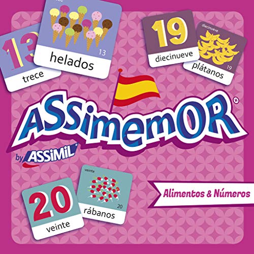 9782700590470: ASSiMEMOR Alimentos & Nmeros (Speisen & Zahlen): Das kinderleichte Spanisch-Gedchtnisspiel von ASSiMiL [Lingua spagnola]: 1