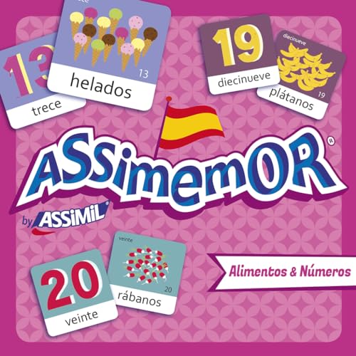 Stock image for ASSiMEMOR Alimentos & Nmeros (Speisen & Zahlen): Das kinderleichte Spanisch-Gedchtnisspiel von ASSiMiL for sale by Revaluation Books