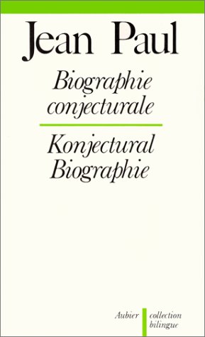 Biographie conjecturale (9782700702637) by Richter, Jean-Paul