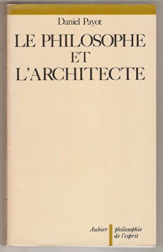 9782700702903: Le Philosophe et l'architecte