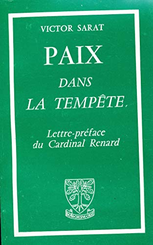 Stock image for PAIX DANS LA TEMPETE for sale by Gallix