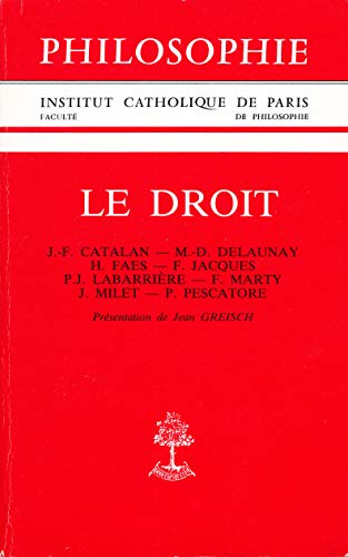 Stock image for Le Droit for sale by Chapitre.com : livres et presse ancienne
