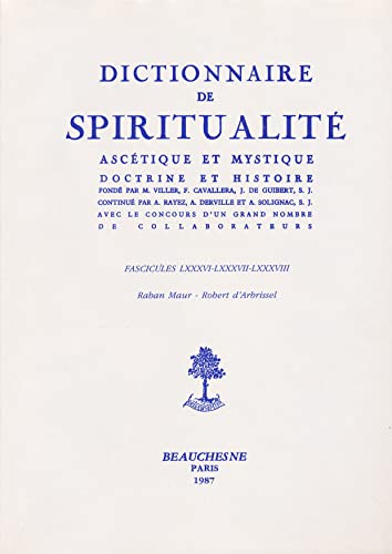 9782701012070: Dictionnaire de spiritualite fascicule 95
