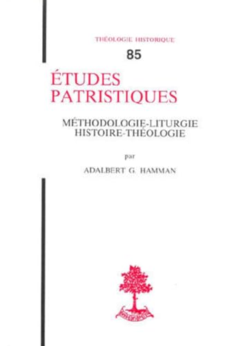 9782701012377: TH N85 - ETUDES PATRISTIQUES - METHODOLOGIE-LITURGIE HISTOIRE-THEOLOGIE