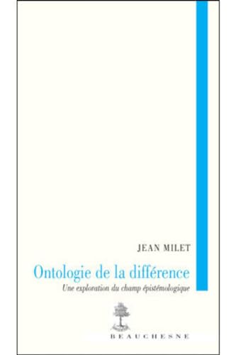 Stock image for Ontologie de la diffrence for sale by Ammareal