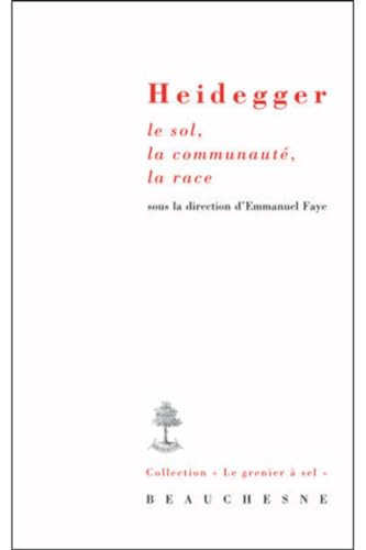 9782701016320: Heidegger, le sol, la communaut, la race