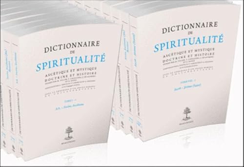 9782701022307: DICTIONNAIRE DE SPIRITUALITE - EDITION RELIEE