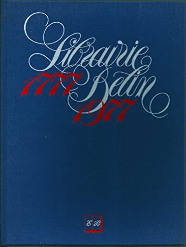 LIBRAIRIE BELIN, 1777-1977 (9782701102955) by Jean Hubert
