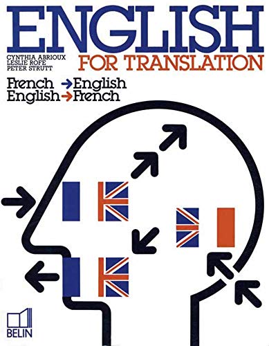 Imagen de archivo de ENGLISH FOR TRANSLATION a la venta por Reuseabook