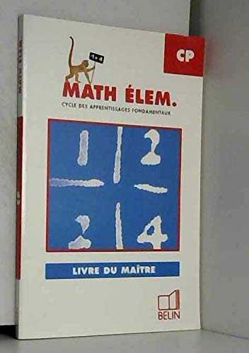 Stock image for Mathmatiques la boite  calcul, CP. Livre du matre for sale by Ammareal