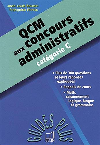 Beispielbild fr QCM aux concours administratifs: Catgorie C zum Verkauf von medimops