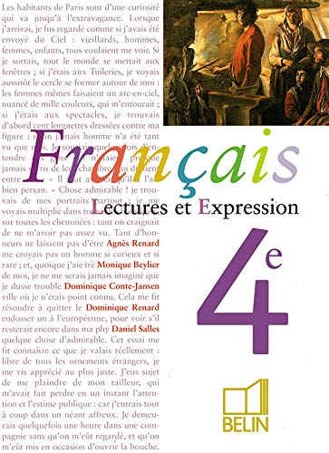 Imagen de archivo de Franais 4e : Lecture et expression (livre de l'lve) a la venta por Librairie Th  la page