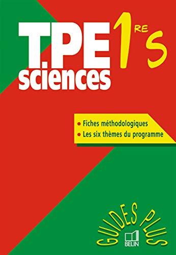 Stock image for Tpe sciences 1re S for sale by Ammareal